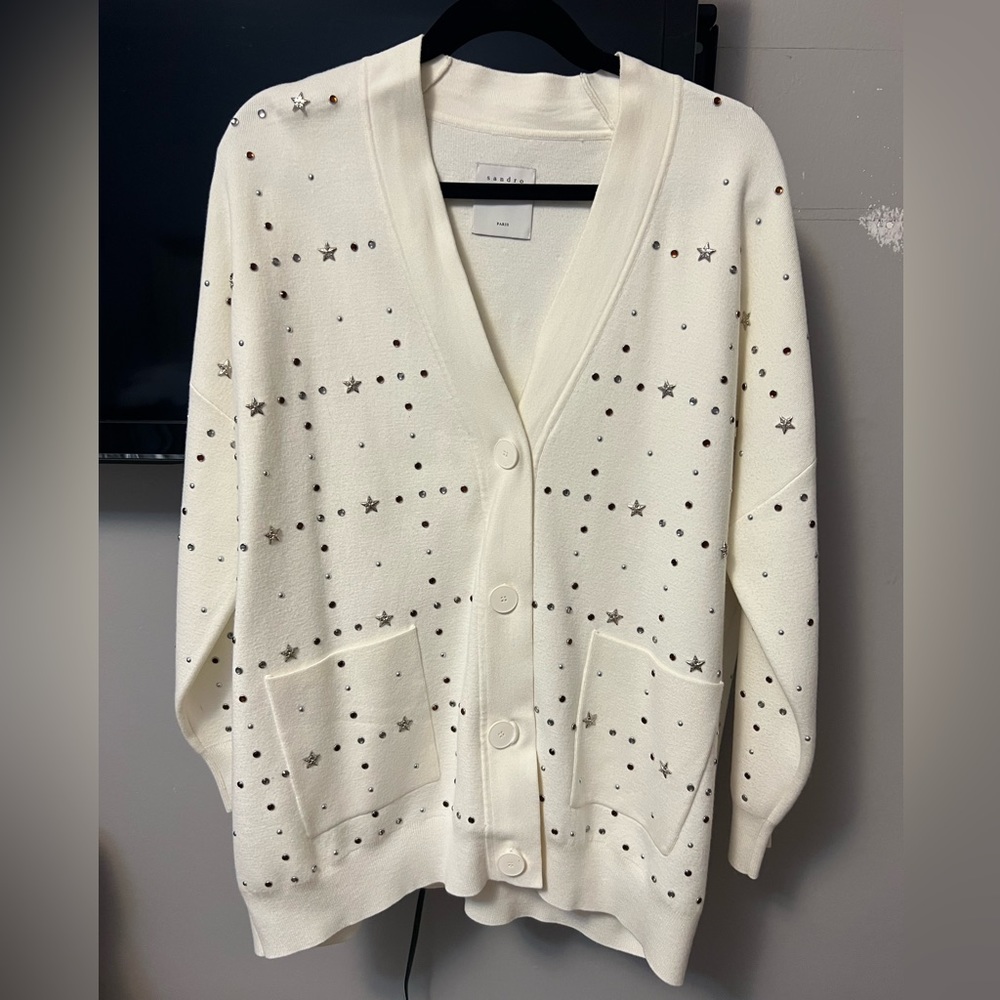 Sandro cardigan off white